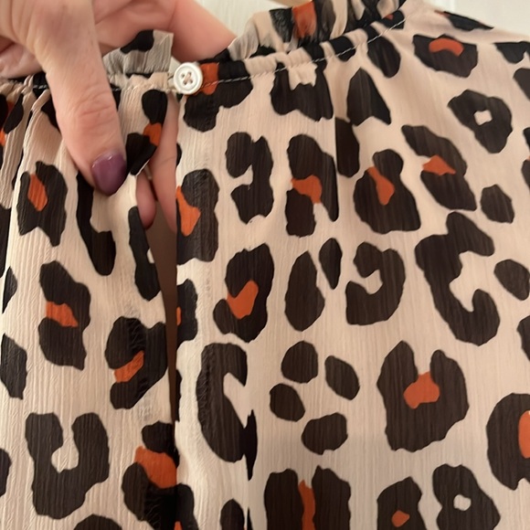 MEOW//Loft leopard mini dress - Picture 3 of 6